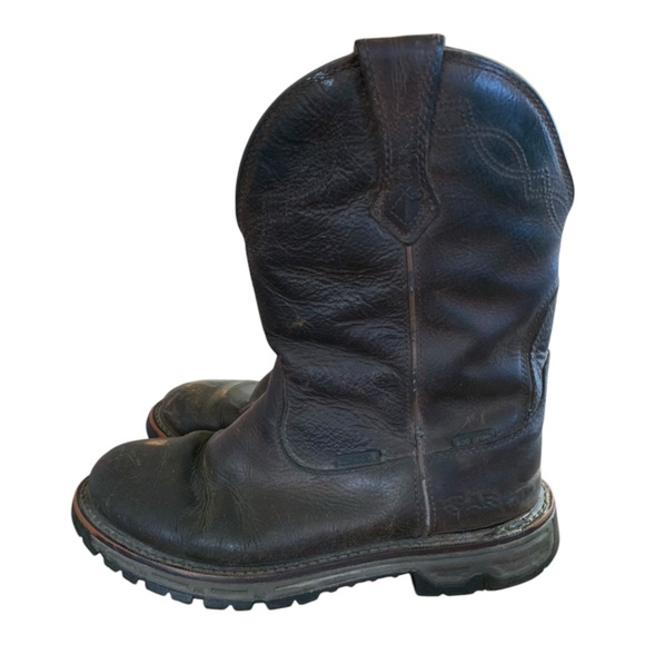 Ariat Mens Thinsulate Waterproof Western Leather Work Cowboy Boots Size 8EE - Picture 5 of 13